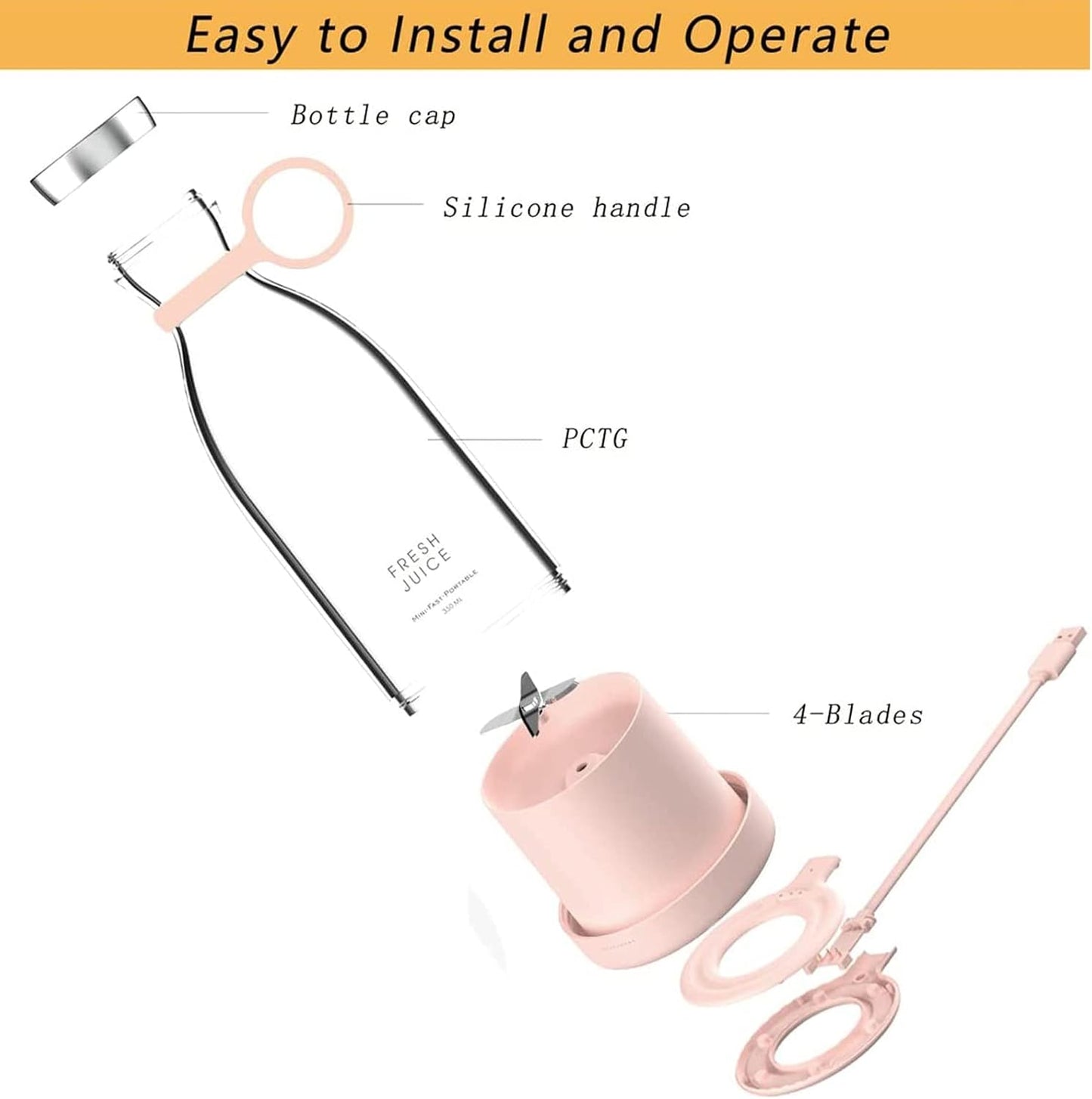 Traverl Portable Mini Juice Blender